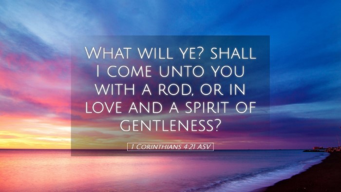 Picture 05 - 1 Corinthians 4:21 ASV Desktop Wallpaper - What will ye? shall I come unto you with a rod, - Desktop Bible Verse Wallpaper