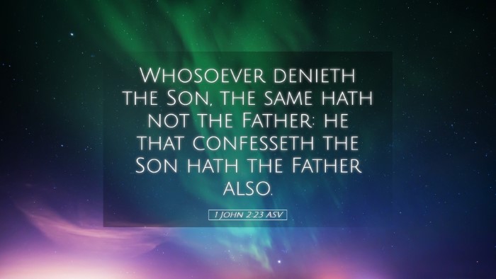 Picture 05 - 1 John 2:23 ASV Desktop Wallpaper - Whosoever denieth the Son, the same hath not the - Desktop Bible Verse Wallpaper