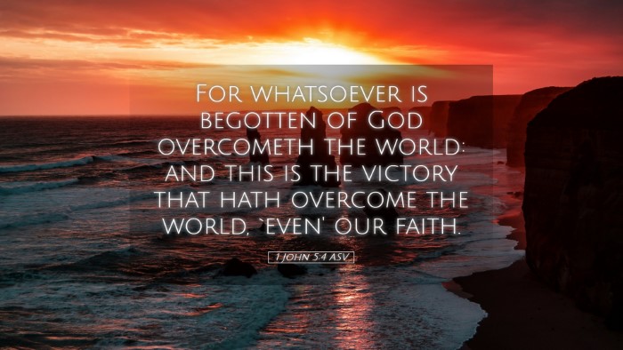 Picture 05 - 1 John 5:4 ASV Desktop Wallpaper - For whatsoever is begotten of God overcometh the - Desktop Bible Verse Wallpaper