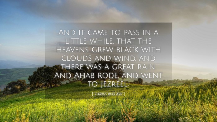 Picture 05 - 1 Kings 18:45 ASV Desktop Wallpaper - And it came to pass in a little while, that the - Desktop Bible Verse Wallpaper