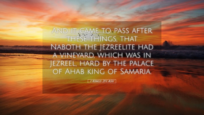 Picture 05 - 1 Kings 21:1 ASV Desktop Wallpaper - And it came to pass after these things, that - Desktop Bible Verse Wallpaper