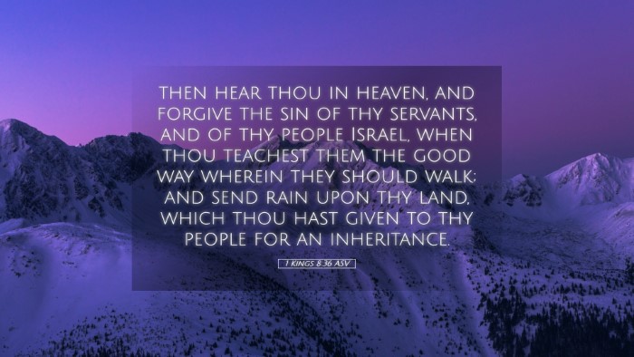 Picture 05 - 1 Kings 8:36 ASV Desktop Wallpaper - then hear thou in heaven, and forgive the sin of - Desktop Bible Verse Wallpaper