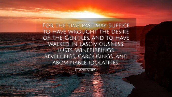Picture 05 - 1 Peter 4:3 ASV Desktop Wallpaper - For the time past may suffice to have wrought the - Desktop Bible Verse Wallpaper