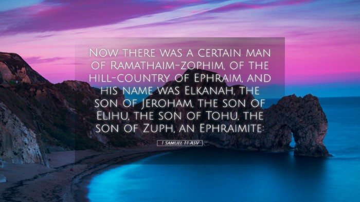 Picture 05 - 1 Samuel 1:1 ASV Desktop Wallpaper - Now there was a certain man of Ramathaim-zophim, - Desktop Bible Verse Wallpaper