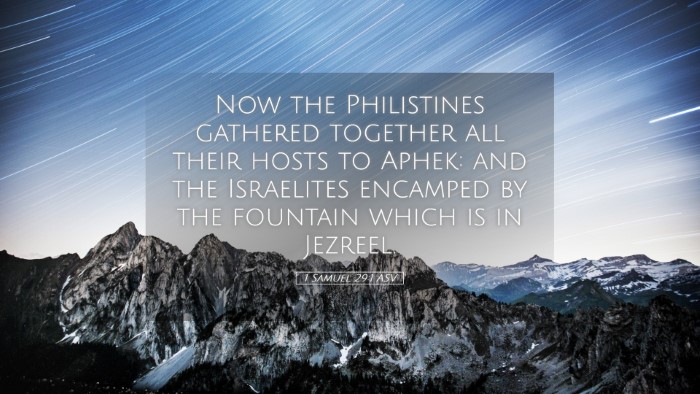 Picture 05 - 1 Samuel 29:1 ASV Desktop Wallpaper - Now the Philistines gathered together all their - Desktop Bible Verse Wallpaper