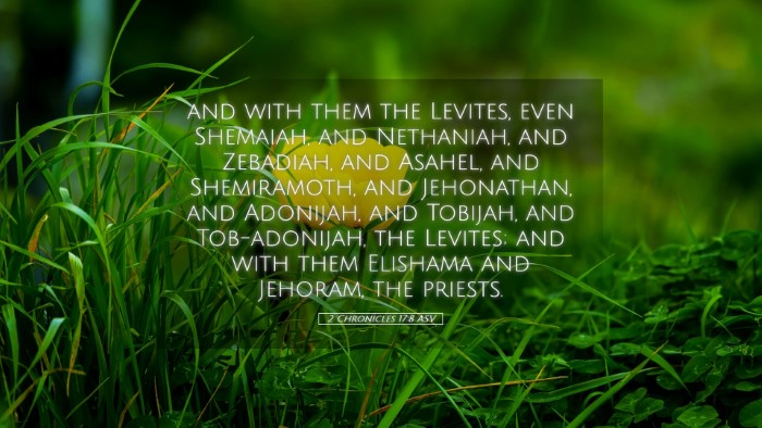 Picture 05 - 2 Chronicles 17:8 ASV Desktop Wallpaper - and with them the Levites, even Shemaiah, and - Desktop Bible Verse Wallpaper