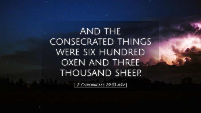 Picture 05 - 2 Chronicles 29:33 ASV Desktop Wallpaper - And the consecrated things were six hundred oxen - Desktop Bible Verse Wallpaper