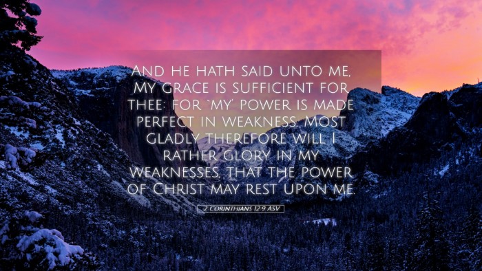 Picture 05 - 2 Corinthians 12:9 ASV Desktop Wallpaper - And he hath said unto me, My grace is sufficient - Desktop Bible Verse Wallpaper