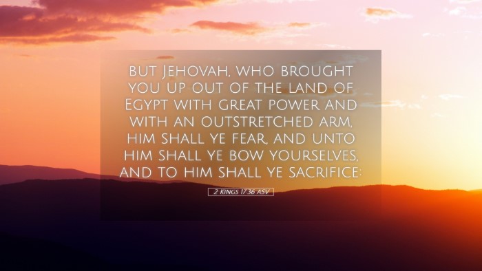 Picture 05 - 2 Kings 17:36 ASV Desktop Wallpaper - but Jehovah, who brought you up out of the land - Desktop Bible Verse Wallpaper