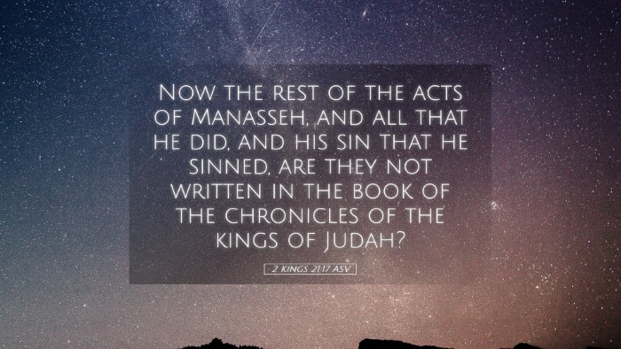 Picture 05 - 2 Kings 21:17 ASV Desktop Wallpaper - Now the rest of the acts of Manasseh, and all - Desktop Bible Verse Wallpaper