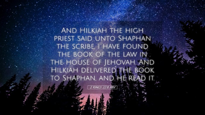 Picture 05 - 2 Kings 22:8 ASV Desktop Wallpaper - And Hilkiah the high priest said unto Shaphan the - Desktop Bible Verse Wallpaper