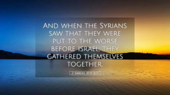 Picture 05 - 2 Samuel 10:15 ASV Desktop Wallpaper - And when the Syrians saw that they were put to - Desktop Bible Verse Wallpaper