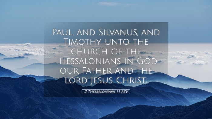 Picture 05 - 2 Thessalonians 1:1 ASV Desktop Wallpaper - Paul, and Silvanus, and Timothy, unto the church - Desktop Bible Verse Wallpaper
