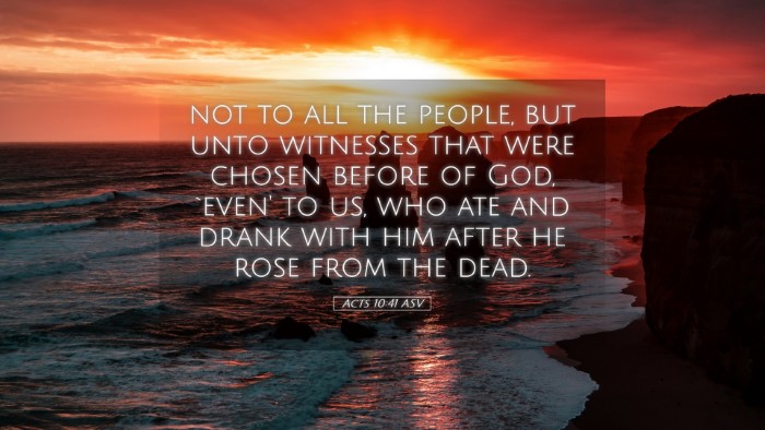 Picture 05 - Acts 10:41 ASV Desktop Wallpaper - not to all the people, but unto witnesses that - Desktop Bible Verse Wallpaper