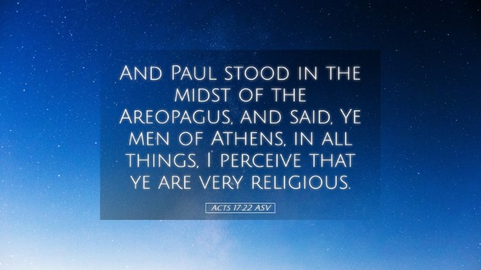 Picture 05 - Acts 17:22 ASV Desktop Wallpaper - And Paul stood in the midst of the Areopagus, and - Desktop Bible Verse Wallpaper