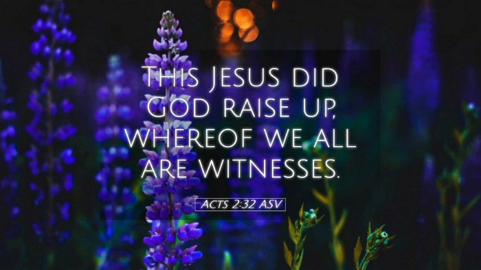 Picture 05 - Acts 2:32 ASV Desktop Wallpaper - This Jesus did God raise up, whereof we all are - Desktop Bible Verse Wallpaper