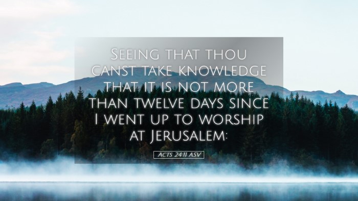 Picture 05 - Acts 24:11 ASV Desktop Wallpaper - Seeing that thou canst take knowledge that it is - Desktop Bible Verse Wallpaper
