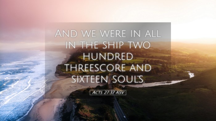Picture 05 - Acts 27:37 ASV Desktop Wallpaper - And we were in all in the ship two hundred - Desktop Bible Verse Wallpaper