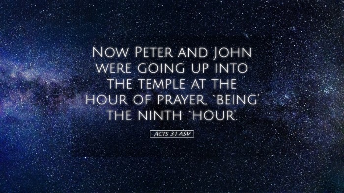 Picture 05 - Acts 3:1 ASV Desktop Wallpaper - Now Peter and John were going up into the temple - Desktop Bible Verse Wallpaper