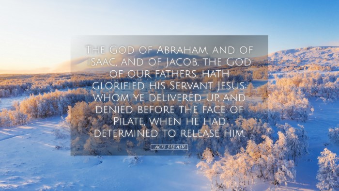 Picture 05 - Acts 3:13 ASV Desktop Wallpaper - The God of Abraham, and of Isaac, and of Jacob, - Desktop Bible Verse Wallpaper