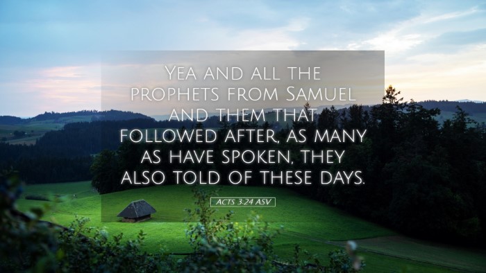 Picture 05 - Acts 3:24 ASV Desktop Wallpaper - Yea and all the prophets from Samuel and them - Desktop Bible Verse Wallpaper