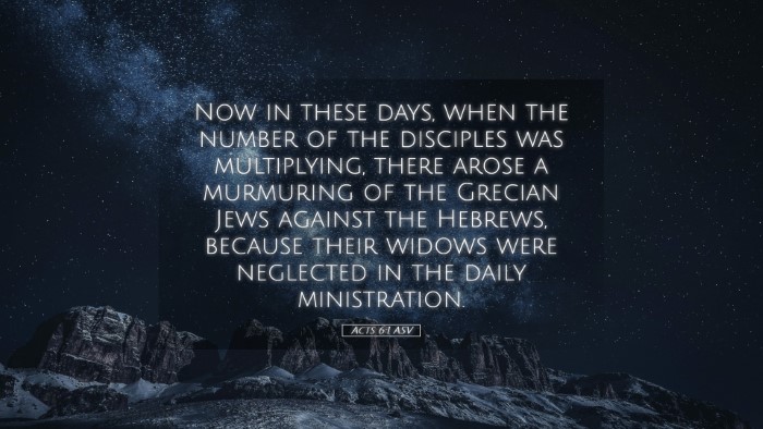 Picture 05 - Acts 6:1 ASV Desktop Wallpaper - Now in these days, when the number of the - Desktop Bible Verse Wallpaper