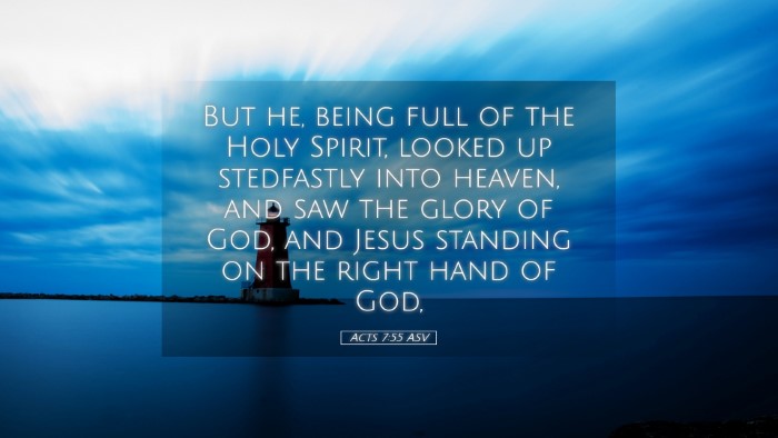 Picture 05 - Acts 7:55 ASV Desktop Wallpaper - But he, being full of the Holy Spirit, looked up - Desktop Bible Verse Wallpaper