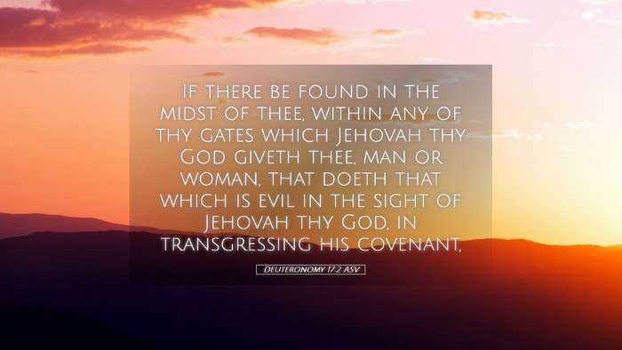 Picture 05 - Deuteronomy 17:2 ASV Desktop Wallpaper - If there be found in the midst of thee, within - Desktop Bible Verse Wallpaper