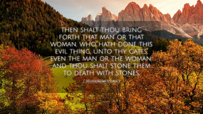 Picture 05 - Deuteronomy 17:5 ASV Desktop Wallpaper - then shalt thou bring forth that man or that - Desktop Bible Verse Wallpaper