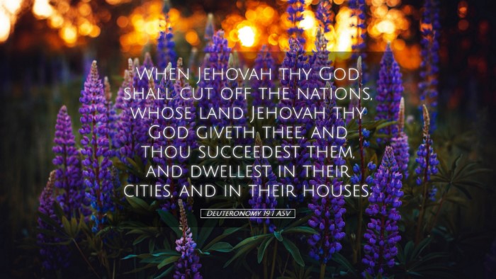 Picture 05 - Deuteronomy 19:1 ASV Desktop Wallpaper - When Jehovah thy God shall cut off the nations, - Desktop Bible Verse Wallpaper