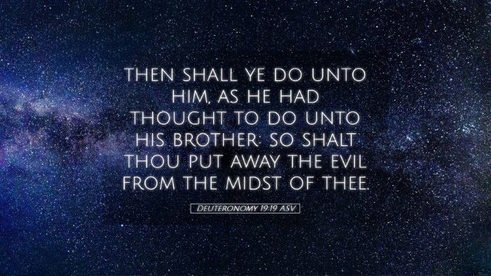 Picture 05 - Deuteronomy 19:19 ASV Desktop Wallpaper - then shall ye do unto him, as he had thought to - Desktop Bible Verse Wallpaper