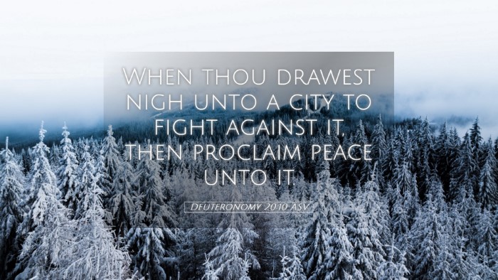 Picture 05 - Deuteronomy 20:10 ASV Desktop Wallpaper - When thou drawest nigh unto a city to fight - Desktop Bible Verse Wallpaper