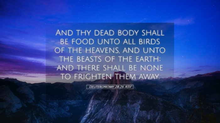 Picture 05 - Deuteronomy 28:26 ASV Desktop Wallpaper - And thy dead body shall be food unto all birds of - Desktop Bible Verse Wallpaper