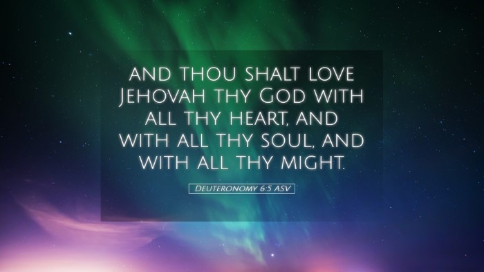 Picture 05 - Deuteronomy 6:5 ASV Desktop Wallpaper - and thou shalt love Jehovah thy God with all thy - Desktop Bible Verse Wallpaper