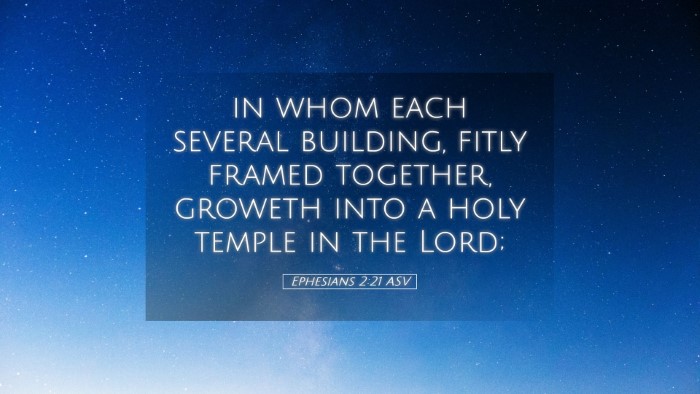 Picture 05 - Ephesians 2:21 ASV Desktop Wallpaper - in whom each several building, fitly framed - Desktop Bible Verse Wallpaper