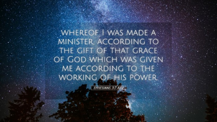 Picture 05 - Ephesians 3:7 ASV Desktop Wallpaper - whereof I was made a minister, according to the - Desktop Bible Verse Wallpaper