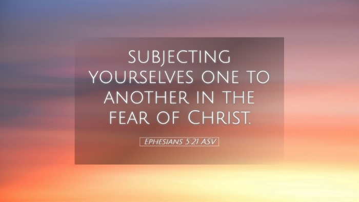 Picture 05 - Ephesians 5:21 ASV Desktop Wallpaper - subjecting yourselves one to another in the fear - Desktop Bible Verse Wallpaper