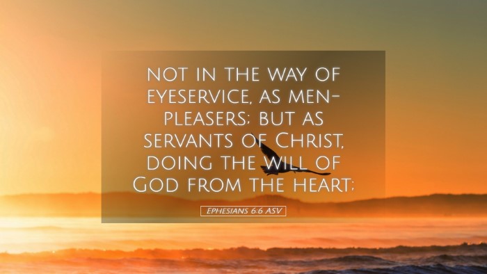 Picture 05 - Ephesians 6:6 ASV Desktop Wallpaper - not in the way of eyeservice, as men-pleasers; - Desktop Bible Verse Wallpaper