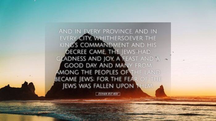 Picture 05 - Esther 8:17 ASV Desktop Wallpaper - And in every province, and in every city, - Desktop Bible Verse Wallpaper