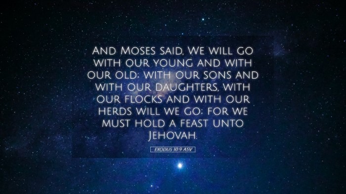 Picture 05 - Exodus 10:9 ASV Desktop Wallpaper - And Moses said, We will go with our young and - Desktop Bible Verse Wallpaper