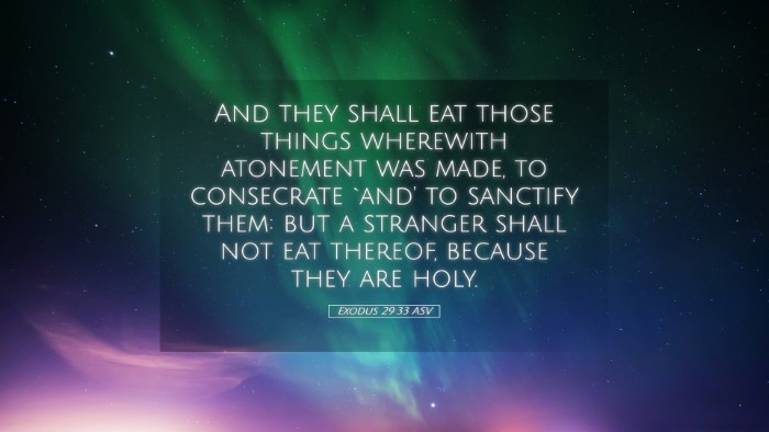 Picture 05 - Exodus 29:33 ASV Desktop Wallpaper - And they shall eat those things wherewith - Desktop Bible Verse Wallpaper