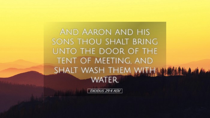 Picture 05 - Exodus 29:4 ASV Desktop Wallpaper - And Aaron and his sons thou shalt bring unto the - Desktop Bible Verse Wallpaper