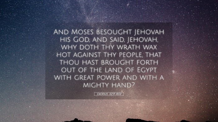 Picture 05 - Exodus 32:11 ASV Desktop Wallpaper - And Moses besought Jehovah his God, and said, - Desktop Bible Verse Wallpaper