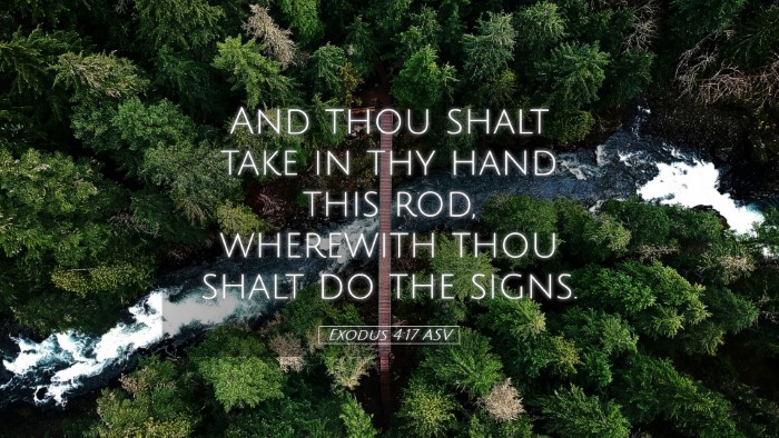 Picture 05 - Exodus 4:17 ASV Desktop Wallpaper - And thou shalt take in thy hand this rod, - Desktop Bible Verse Wallpaper
