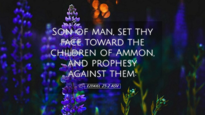 Picture 05 - Ezekiel 25:2 ASV Desktop Wallpaper - Son of man, set thy face toward the children of - Desktop Bible Verse Wallpaper