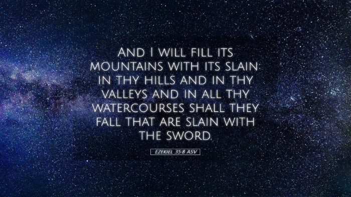 Picture 05 - Ezekiel 35:8 ASV Desktop Wallpaper - And I will fill its mountains with its slain: in - Desktop Bible Verse Wallpaper