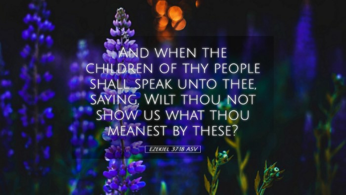 Picture 05 - Ezekiel 37:18 ASV Desktop Wallpaper - And when the children of thy people shall speak - Desktop Bible Verse Wallpaper