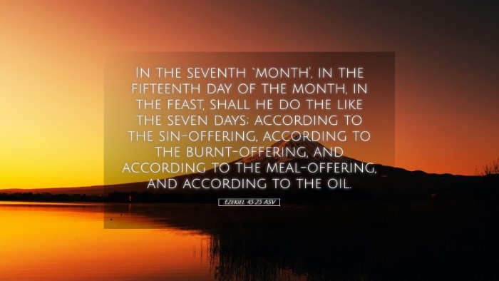 Picture 05 - Ezekiel 45:25 ASV Desktop Wallpaper - In the seventh `month', in the fifteenth day of - Desktop Bible Verse Wallpaper