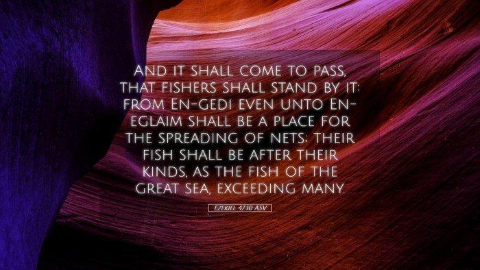 Picture 05 - Ezekiel 47:10 ASV Desktop Wallpaper - And it shall come to pass, that fishers shall - Desktop Bible Verse Wallpaper