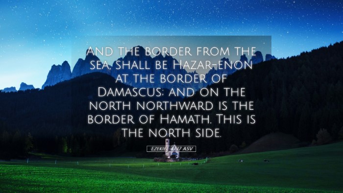 Picture 05 - Ezekiel 47:17 ASV Desktop Wallpaper - And the border from the sea, shall be Hazar-enon - Desktop Bible Verse Wallpaper